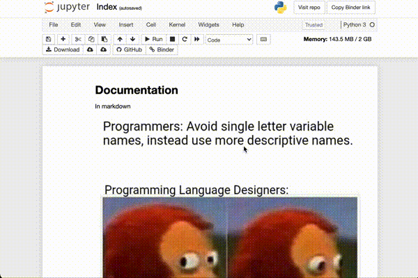 Best served as an example